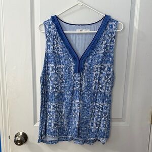Vineyard Vines Tank Top with Fringe Trim
